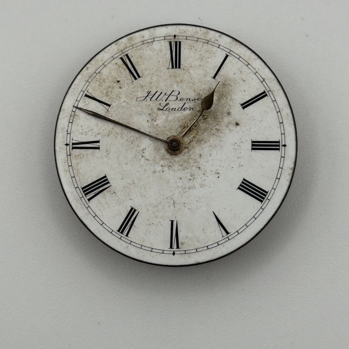 English Lever Pocket Watch Movement - J.W. Benson Ludgate - Parts / Repair 35mm
