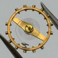 Slava /Era 1739 Balance Wheel Complete And Spring 5¼’’’ Watch Movement Parts NOS