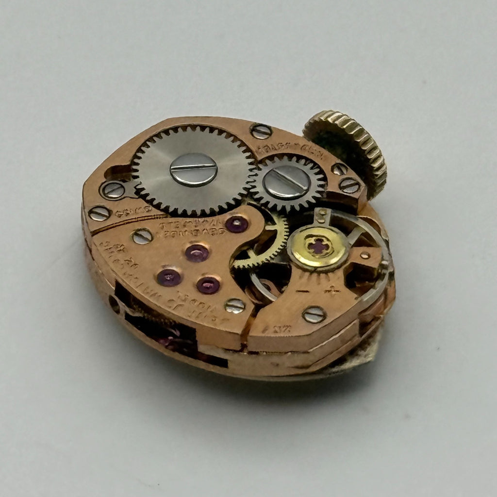 AS 1491 Watch Movement Running A. Schild Benrus DZ 2F Swiss 17 Jewels Parts 13mm