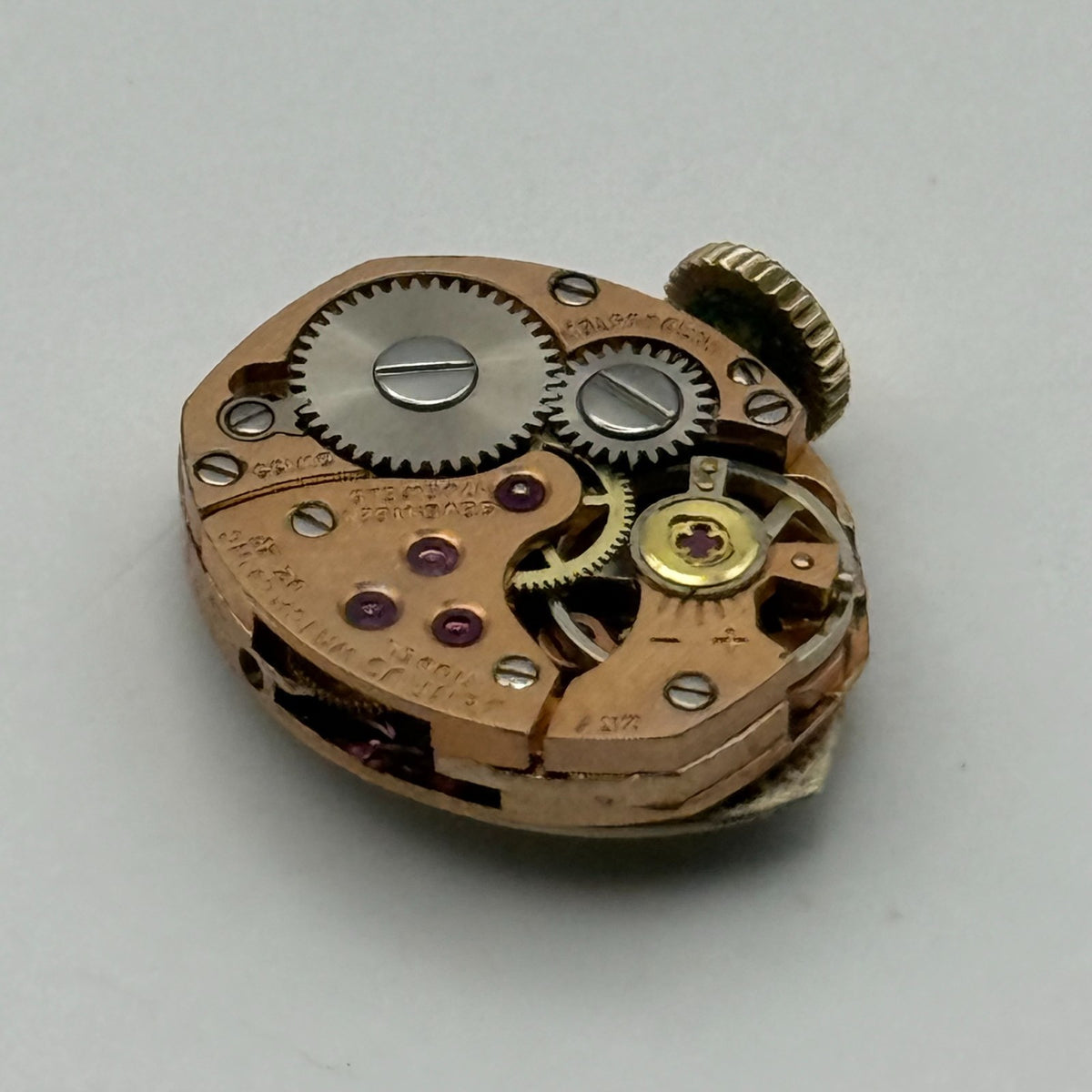 AS 1491 Watch Movement Running A. Schild Benrus DZ 2F Swiss 17 Jewels Parts 13mm
