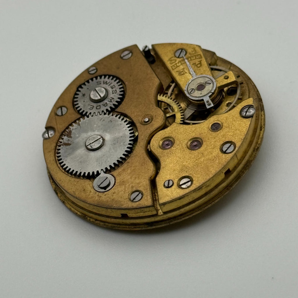Swiss Lever Pocket Watch Movement - Unidentified - Parts / Repair - 40.1mm