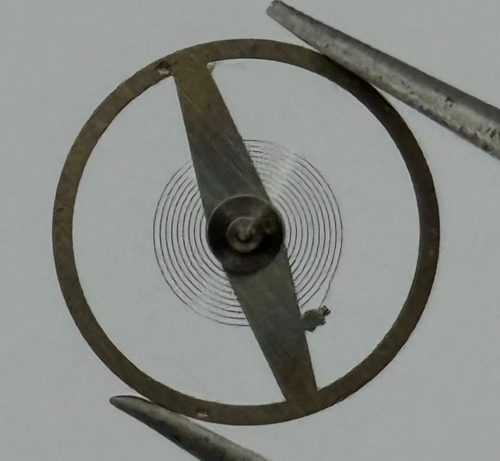 ST 1800 1805 Balance Wheel Complete And Spring Renata 1508 Watch Movement Parts