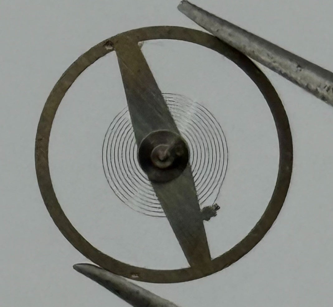 ST 1800 1805 Balance Wheel Complete And Spring Renata 1508 Watch Movement Parts