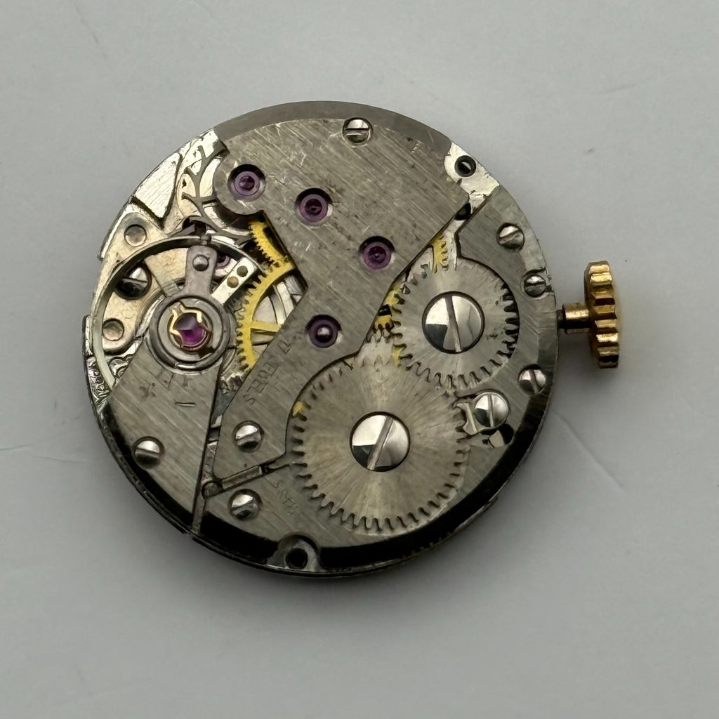 Unitas 6365N Watch Movement Running Excalibur 17 Jewel Swiss Parts Repair 19.6mm