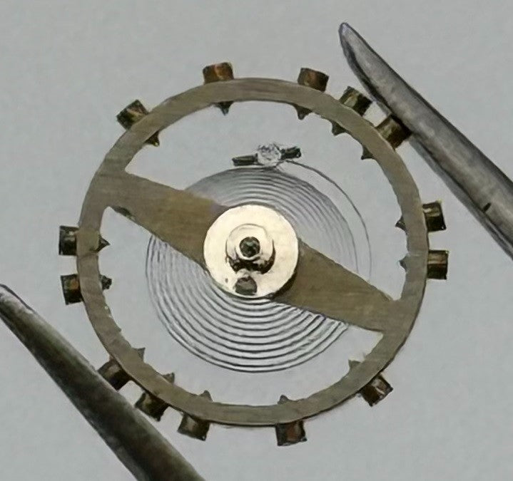 AS 655 Balance Wheel Complete And Spring 5¼’’’ Renata 22 Watch Movement Parts