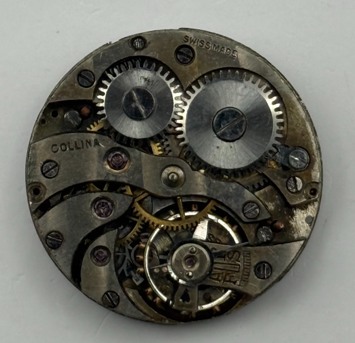 Collina Trench Watch Movement - For Parts / Repair - 23.7mm
