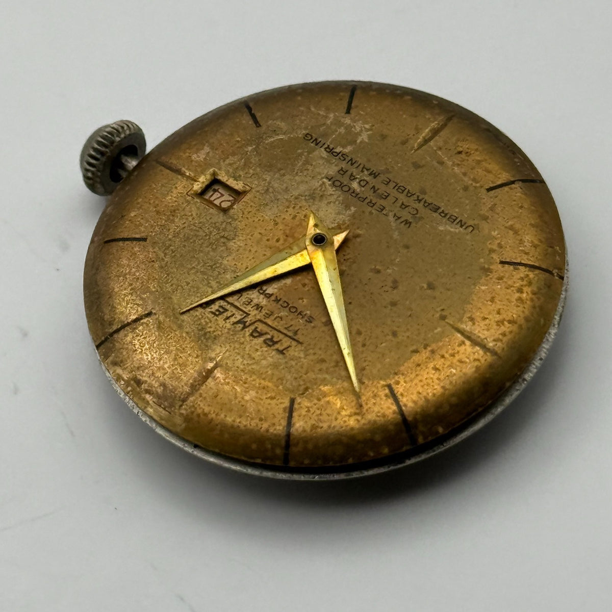 Tramier Watch Movement 17 Jewels Shockproof Swiss Manual Wind Parts 23.6mm