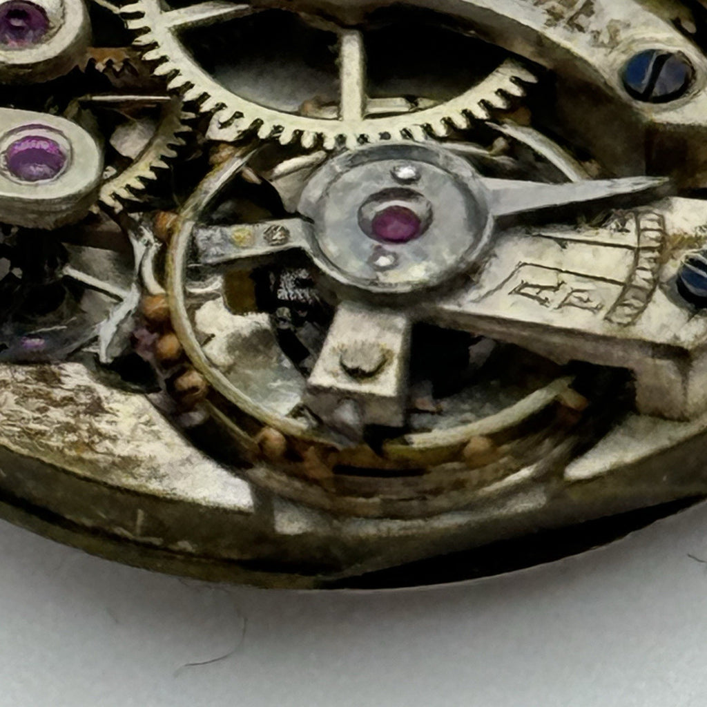 Unidentified High Grade Watch Movement - 17 Jewels - For Parts / Repair - 24.9mm