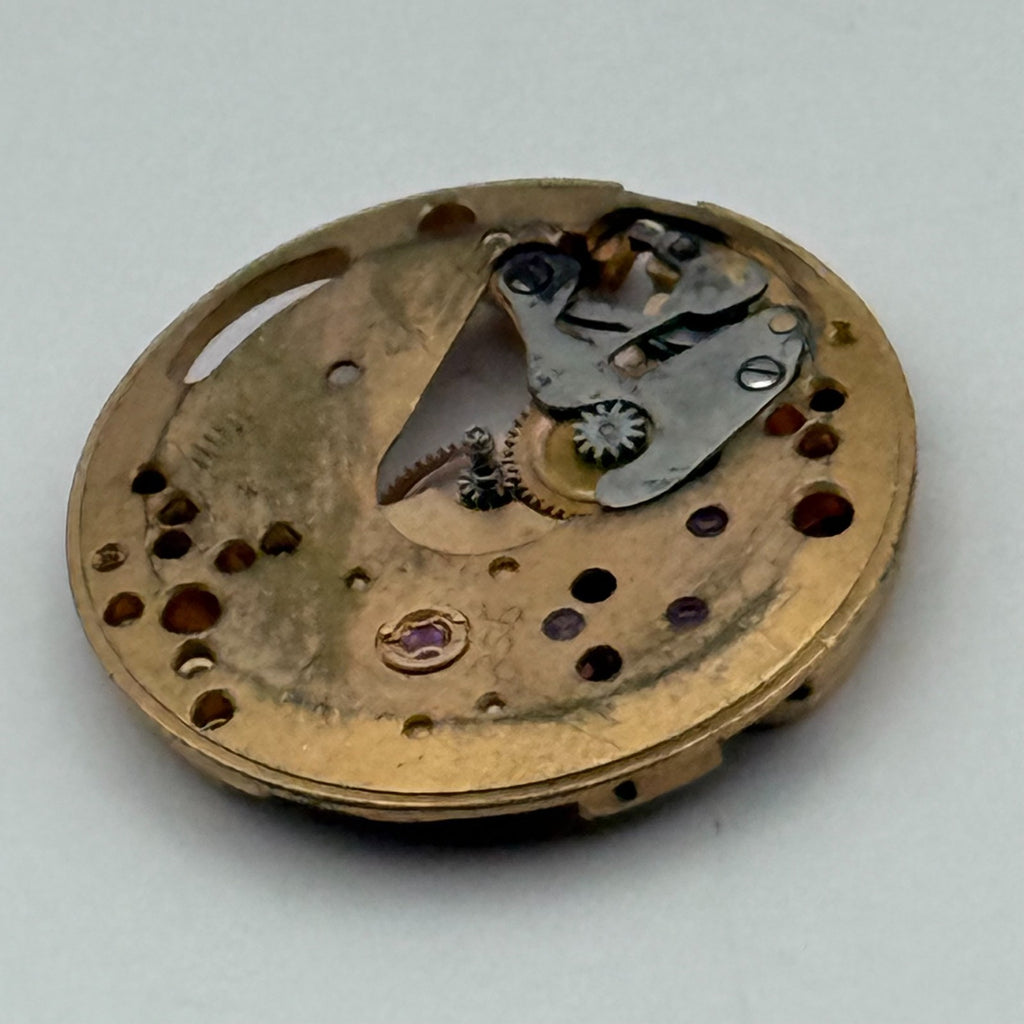 Omega Ladies 17 Jewels Watch Movement - For Parts / Repair - 17.9mm