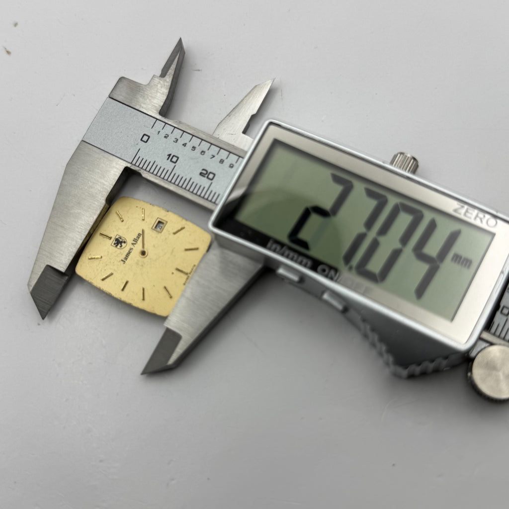 ETA 956.414 Watch Movement UNTESTED Quartz James Allan Swiss 7J Parts 19.7mm