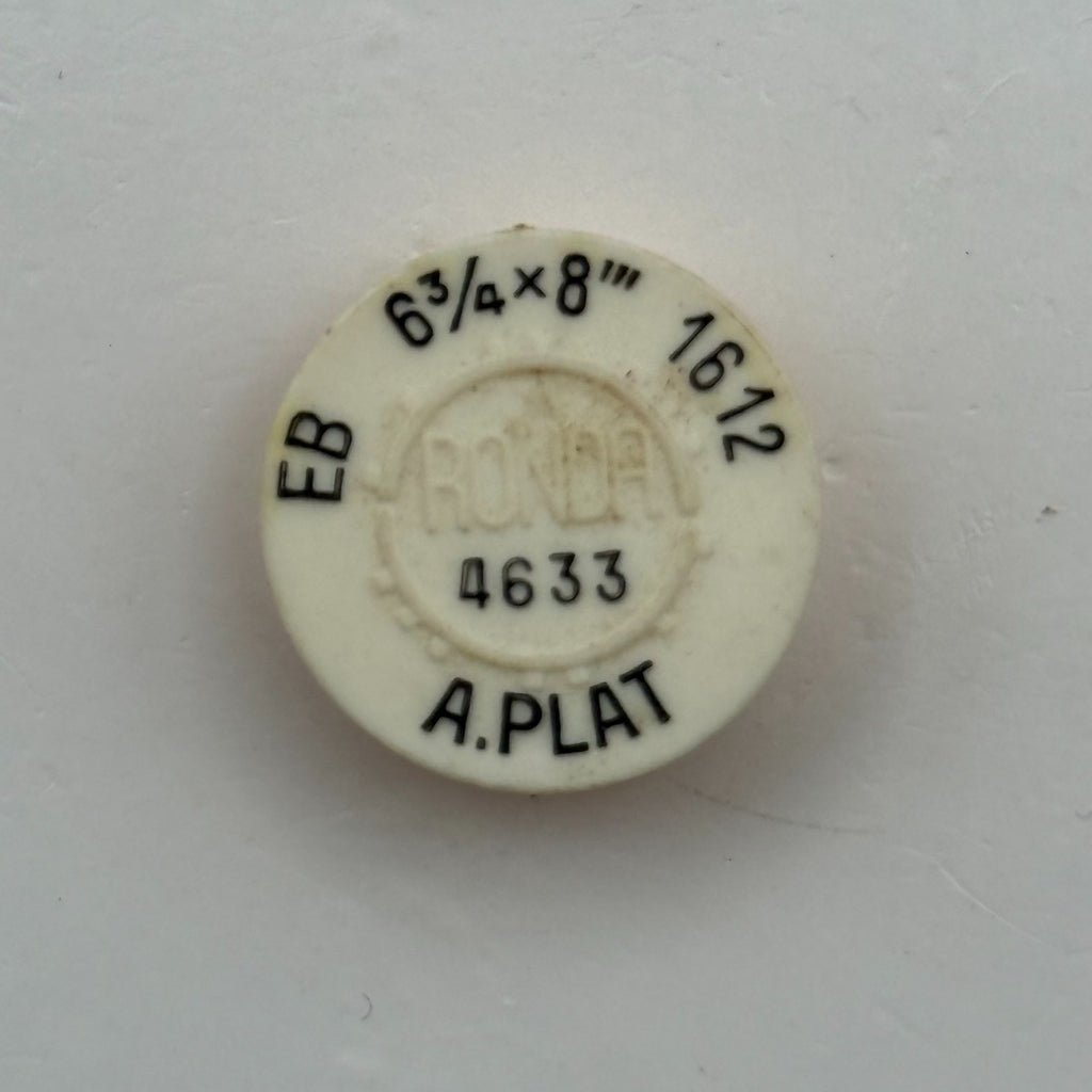 EB 1612 Balance Wheel Complete And Spring 6¾ x8’’’ 4633 Watch Movement Parts NOS