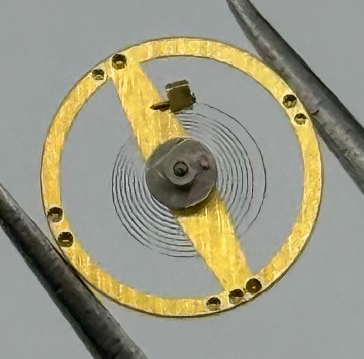 BFG 927 Balance Wheel Complete And Spring 6 3/4-8''' 1512 M Watch Movement Parts