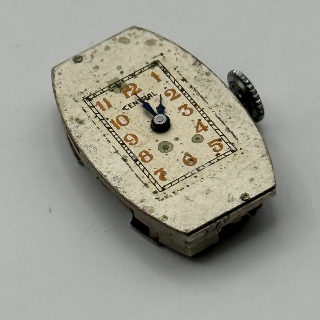 Kelton Model AL 10 Watch Movement Central Timex M10 Swiss 7 Jewels Parts 16.2mm