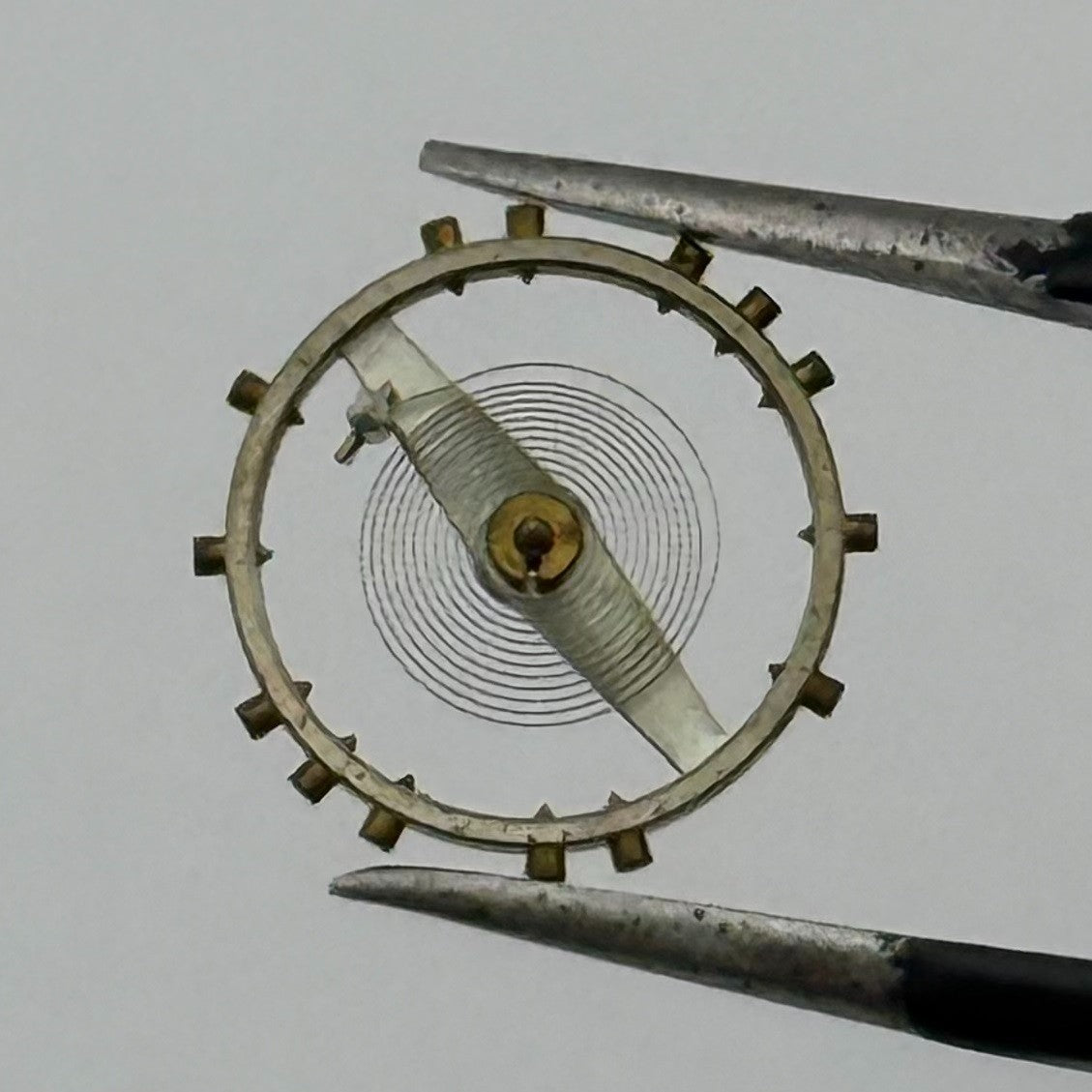 Lorsa 237 N Balance Wheel Complete And Spring 10½’’’ Ronda Watch Movement Parts