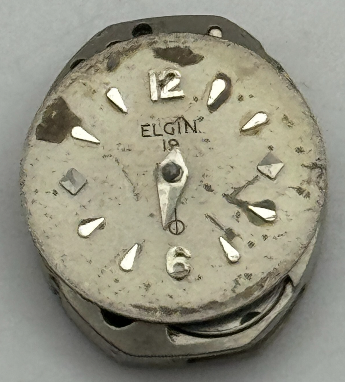 Elgin 832 Watch Movement Ladies Manual Wind Rare 19 Jewels Parts Repair 13.2mm