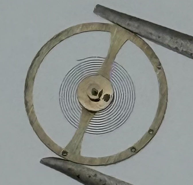 GSW 60 Balance Wheel Complete And Spring 5½’’’ 1068 M Watch Movement Parts NOS