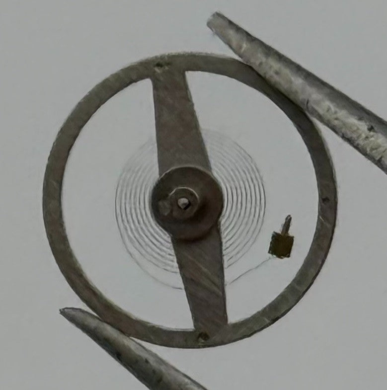 Ebosa 52 Balance Wheel Complete And Spring 5¼''' Renata 130 Watch Movement Parts