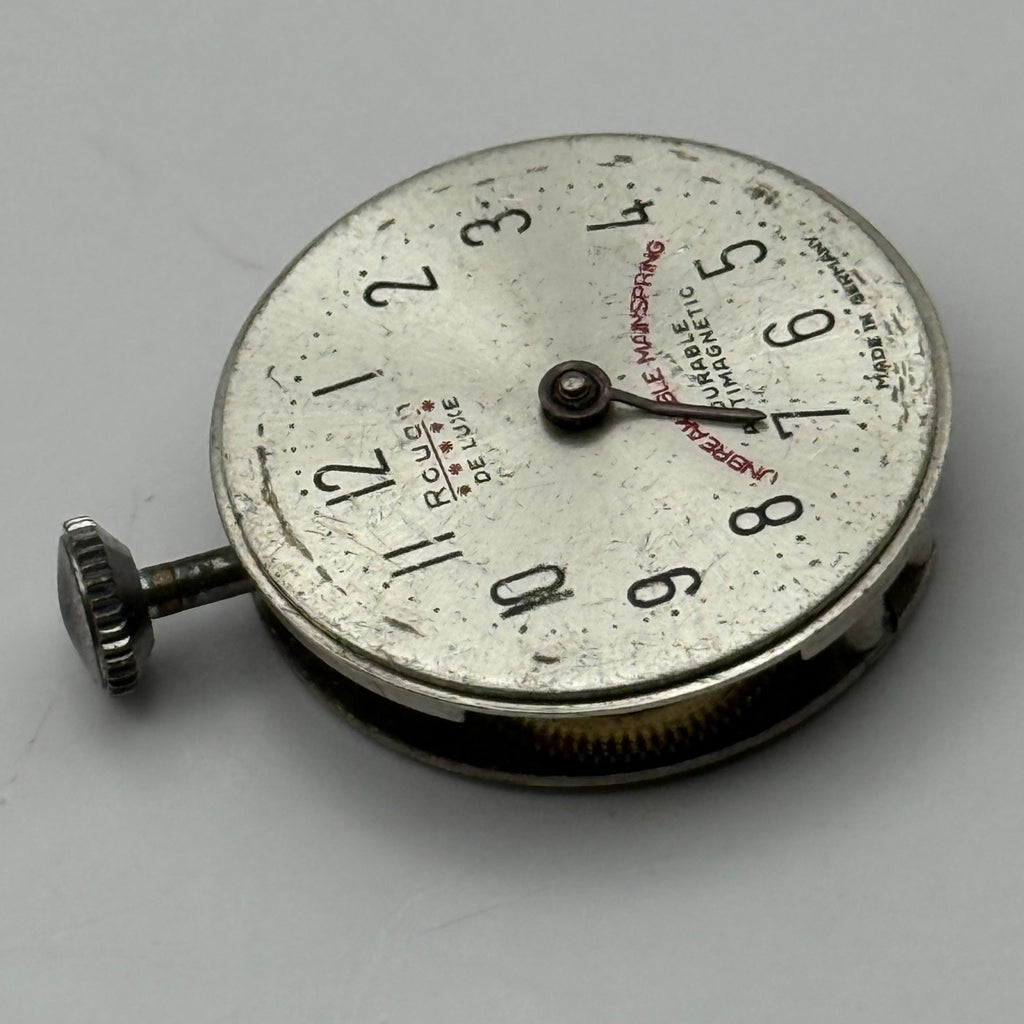 Rouan Deluxe Watch Movement Germany Manual Wind Vintage Parts Repair 23.2mm