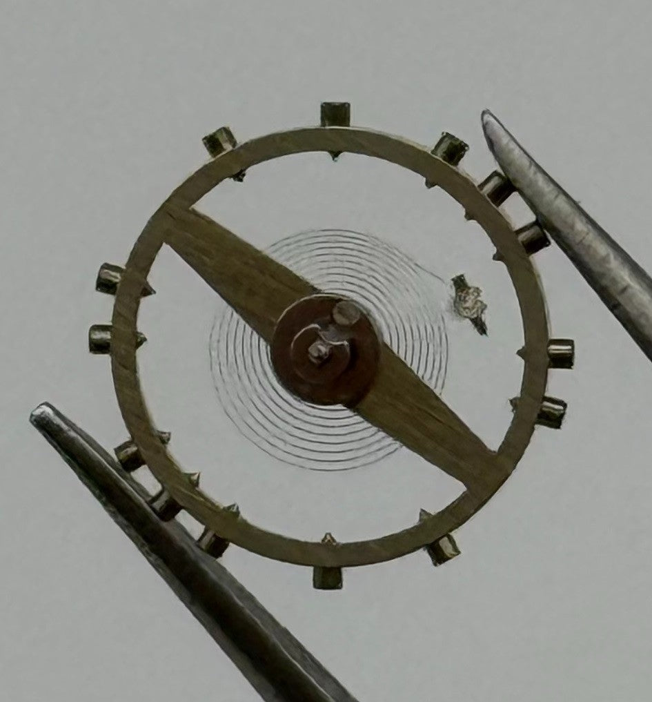 Venus 75 Balance Wheel Complete And Spring 10½’’’ Renata 310 Watch Movement Part