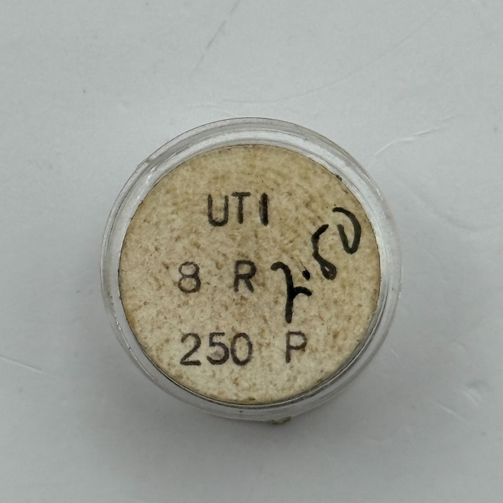 UTI 8 R 250 P Balance Wheel Complete And Spring Watch Movement Parts NOS
