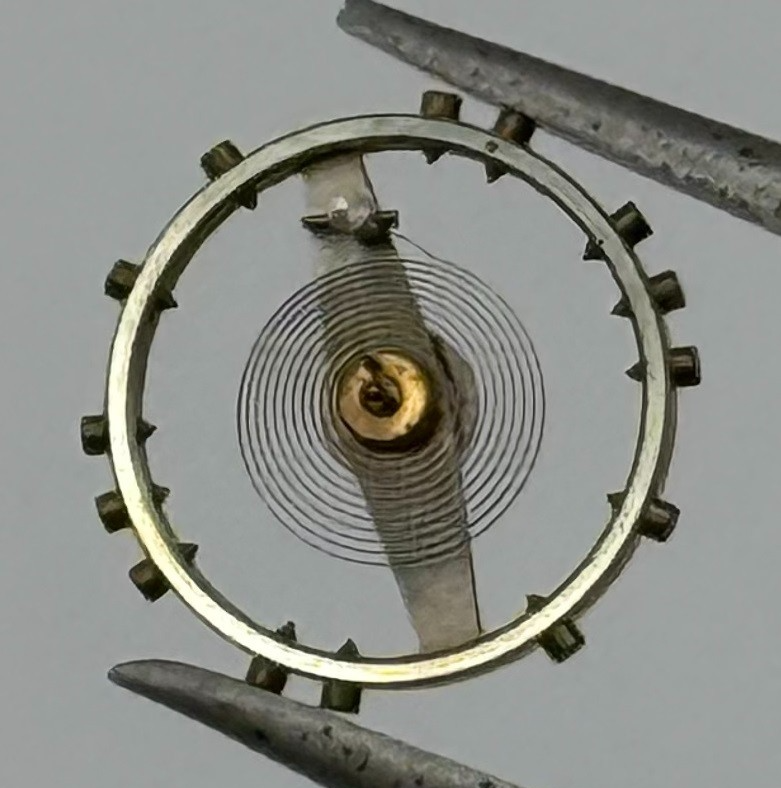 FHF 8 Balance Wheel Complete And Spring 8¾’’’ Renata 191 Watch Movement Parts