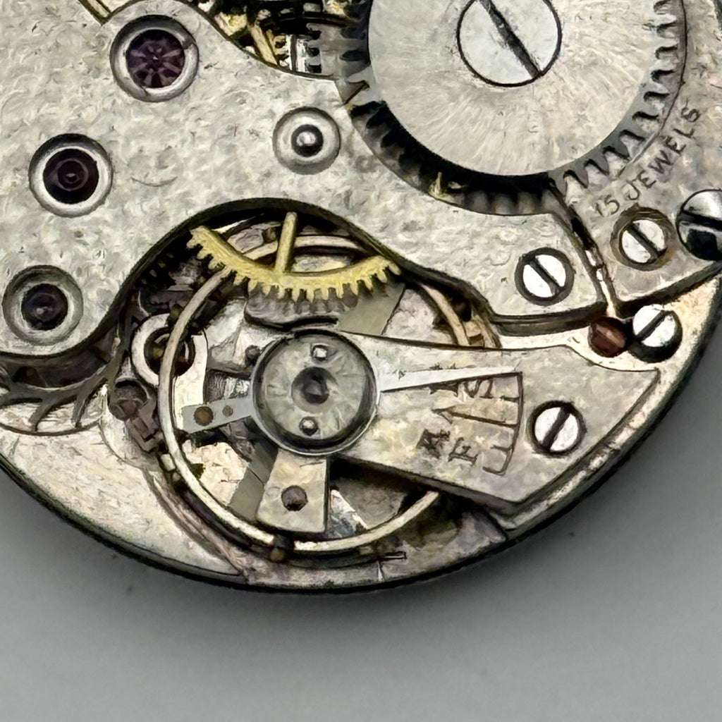 Unidentified Watch Movement Swiss Made Manual Wind Vintage Parts Repair 21.9mm