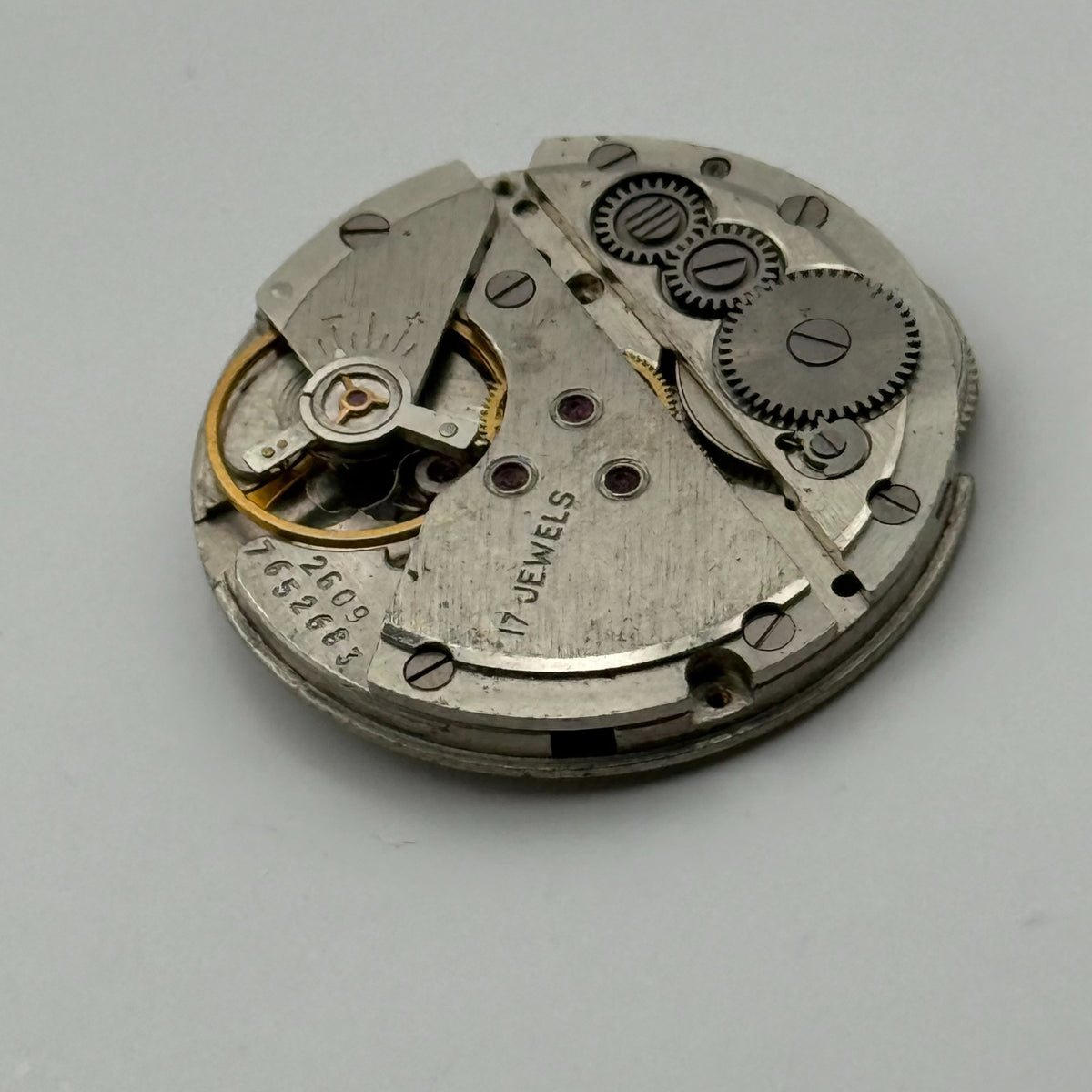 Poljot 2609 Watch Movement Soviet 17 Jewels Manual Wind Parts Repair 26.5mm