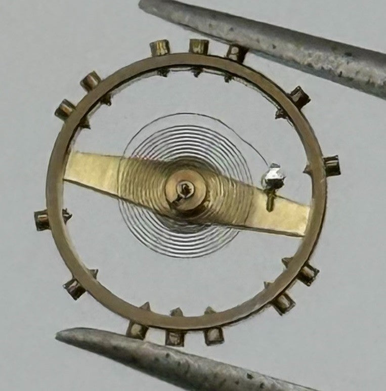 FHF 120 Balance Wheel Complete And Spring 6¾-8’’’ 205 M Watch Movement Parts NOS