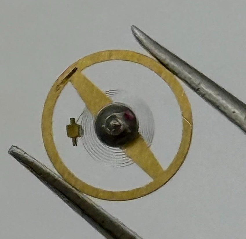 Ebosa 86 87 /2 Balance Wheel Complete And Spring 8¾’’’ 3725 Watch Movement Parts