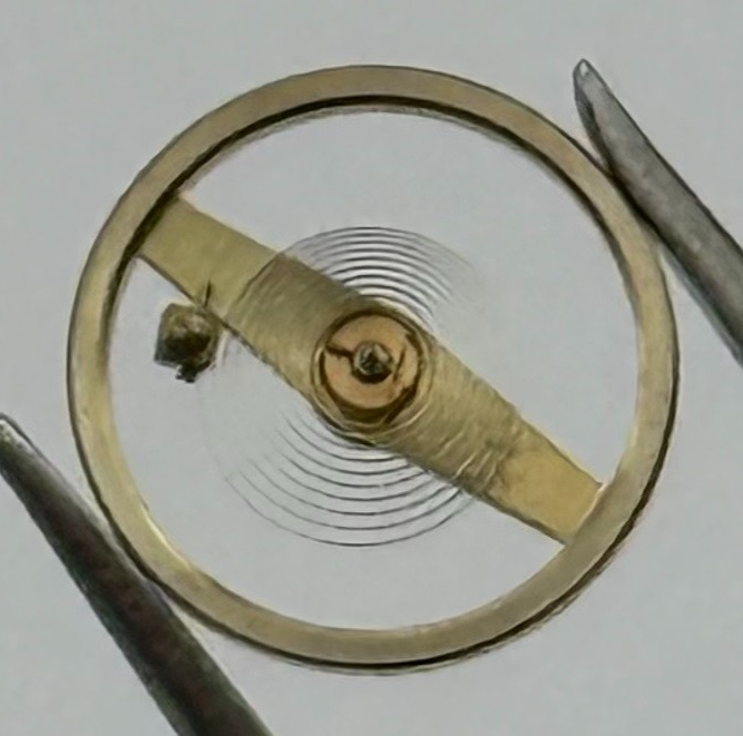 RW 75 Balance Wheel Complete And Spring 5¼’’’ Renata 557 Watch Movement Parts