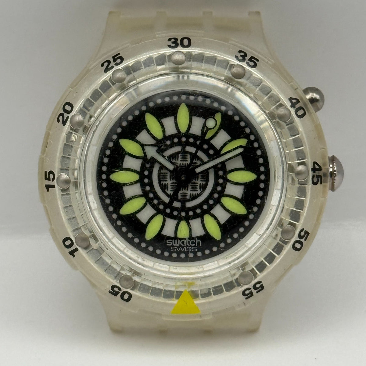Vintage Swatch Scuba 200 Watch SDK907 Loomi Walk On 1996 ETA Quartz 40mm Parts 