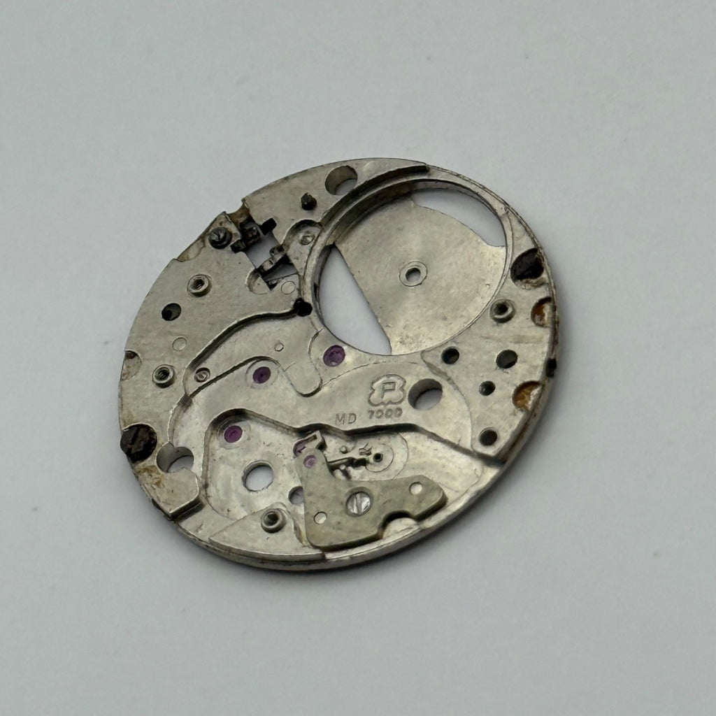 Peseux P 7000 Watch Movement - Main Plate - For Parts / Repair - 23.6mm