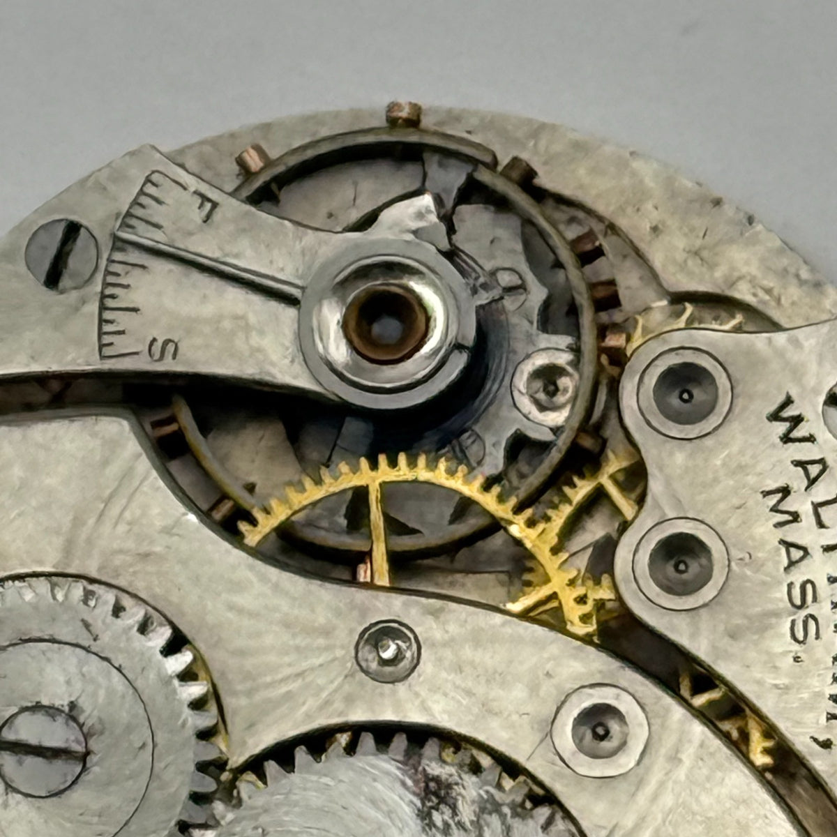 Waltham Grade 510 Watch Movement Model 1912 American Antique 6/0s Parts Repair