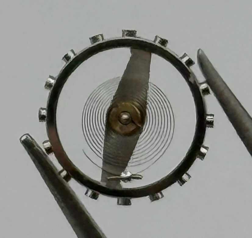 EB 1450 Balance Wheel Complete And Spring 6¾’’’ 121 Watch Movement Parts NOS
