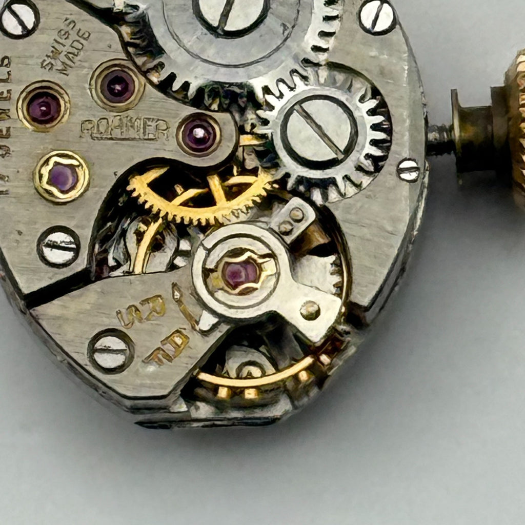 MST 389 Watch Movement Running Roamer 17 Jewels Manual Wind Parts Repair 13.1mm