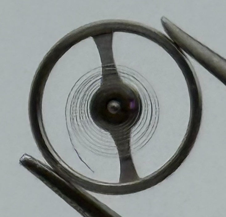 Oris 410 Balance Wheel Complete And Spring 5¼’’’ 330 M Watch Movement Parts NOS