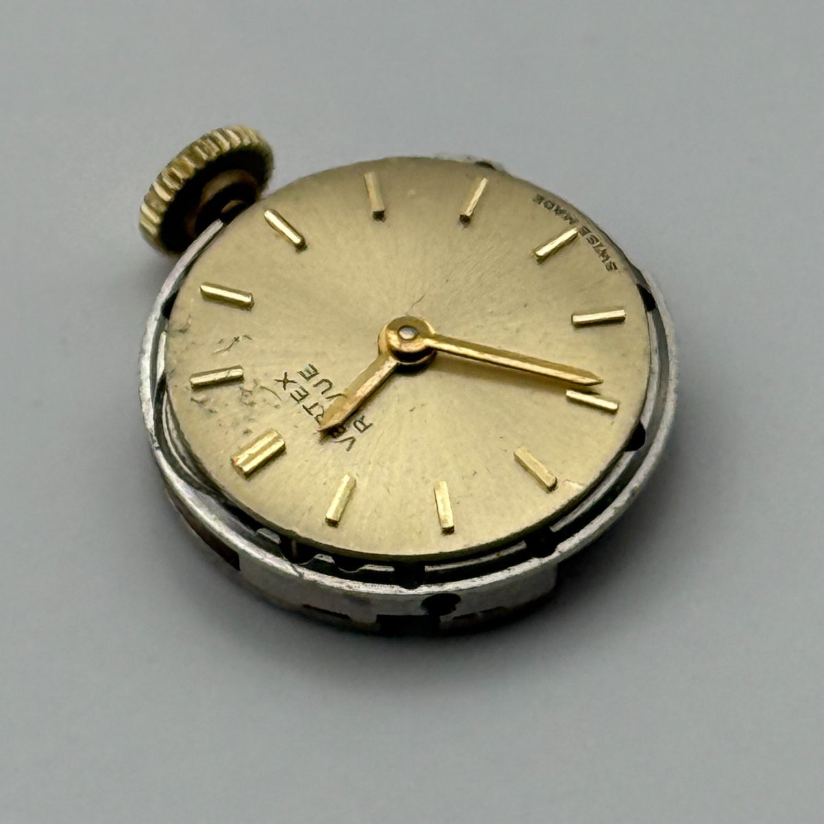 MSR D1 Watch Movement Vertex Revue 17 Jewels Swiss Manual Wind Parts 15.1mm