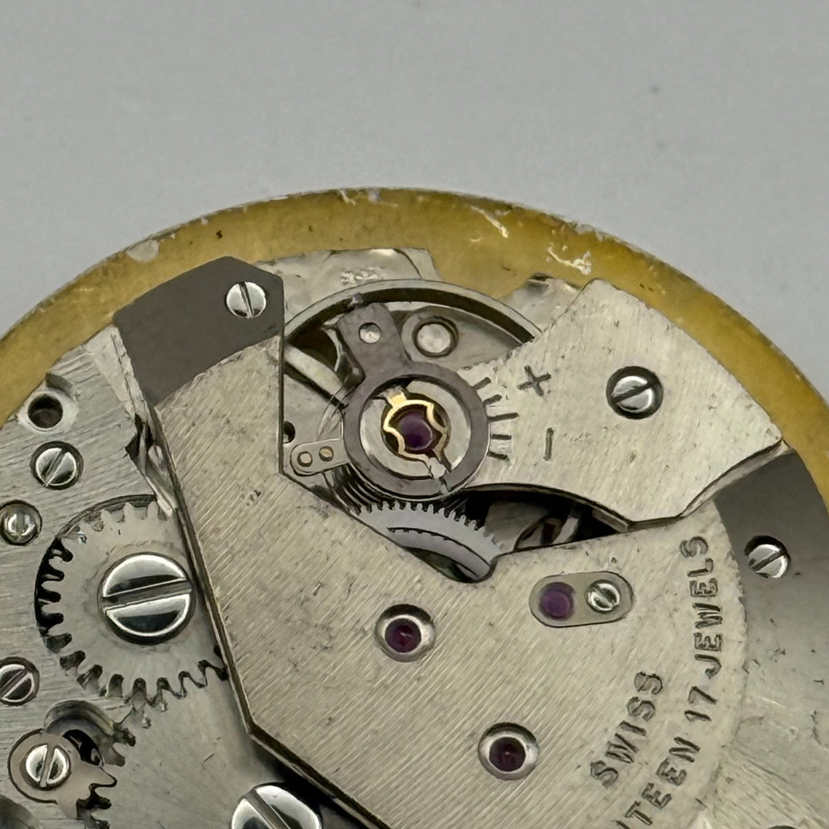 AS 1795 Watch Movement - A. Schild 1795 Rotary - For Parts / Repair - 25.8mm