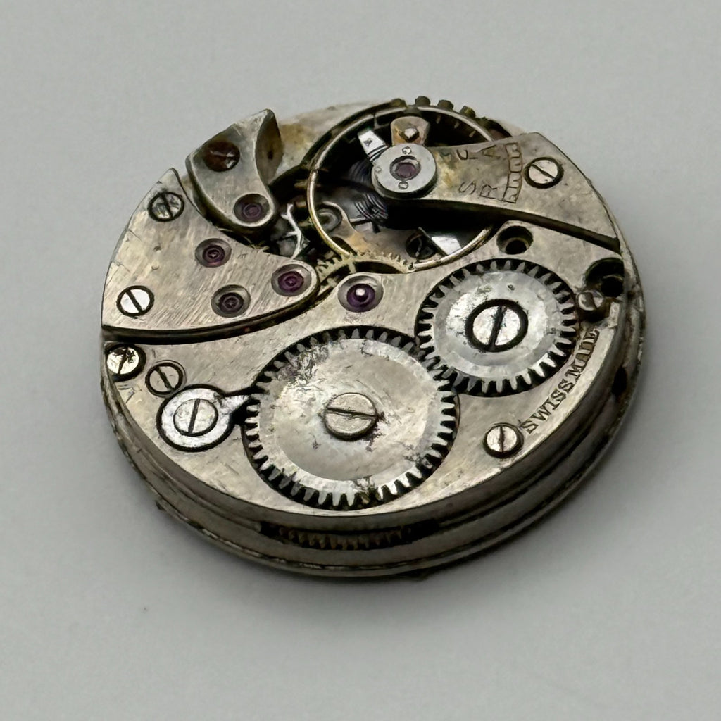 Syren 205 Watch Movement Swiss Manual Wind Vintage Parts Repair 19.1mm