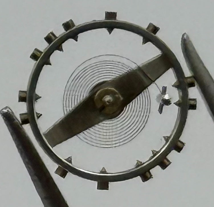 ETA 2360 2365 Balance Wheel Complete And Spring 751 M Watch Movement Parts NOS