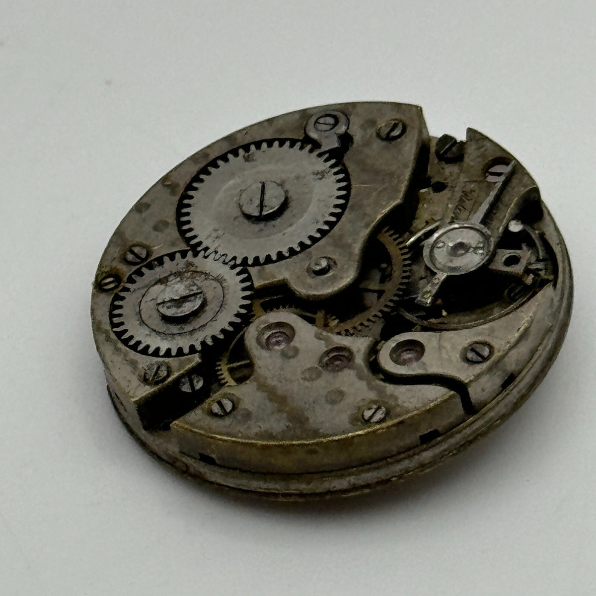 Unidentified Watch Movement Manual Wind Swiss Parts Repair 24.8mm