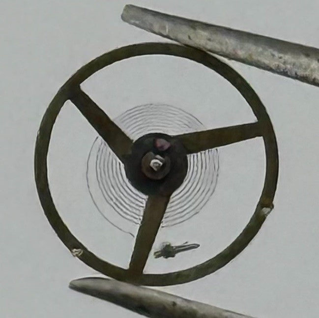 FEF 6620 Balance Wheel Complete And Spring 5½’’’ 1449 M Watch Movement Parts NOS