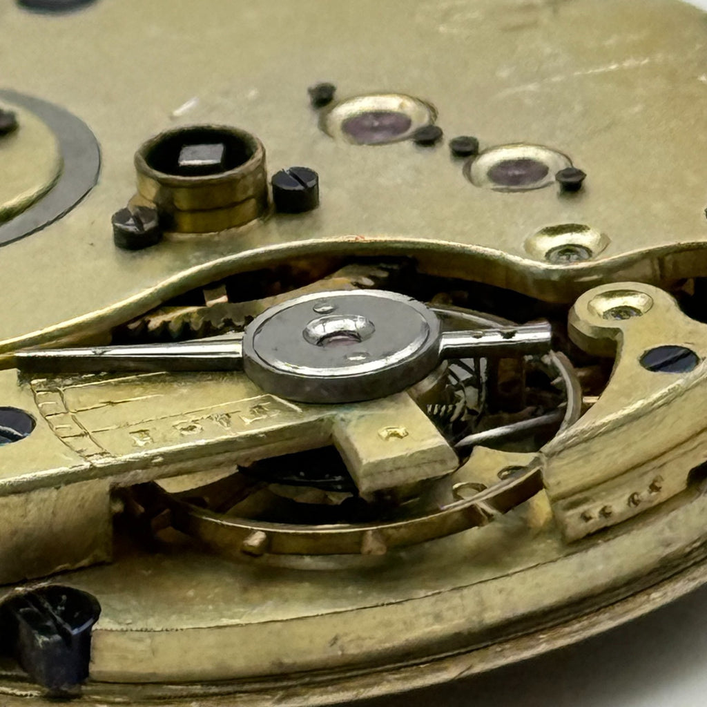 Spring Detent Chronometer Pocket Watch Movement - Unidentified - Parts / Repair