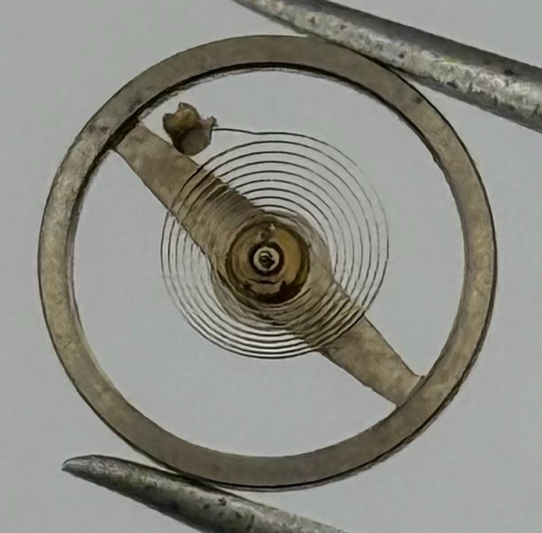 Oris 491/1 Balance Wheel Complete And Spring 8¾’’’ 3274 Watch Movement Parts NOS