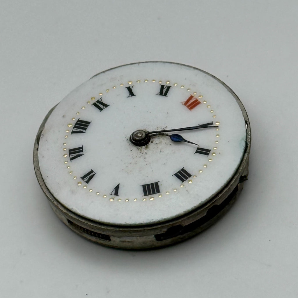 Red 12 Watch Movement Manual Wind Vintage Parts Repair Spares 24.9mm