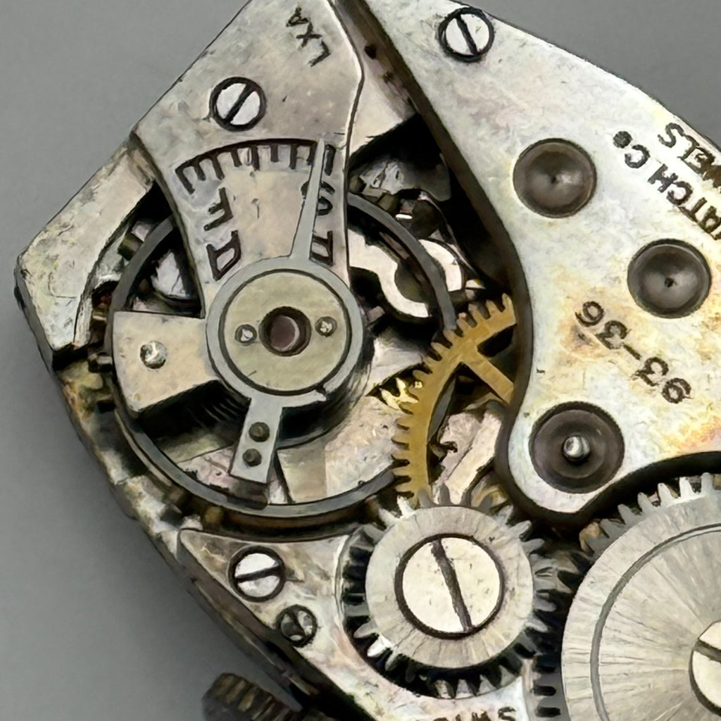 Nassau 93-36 Watch Movement 7 Jewels Swiss Manual Wind Parts Repair 14.3mm