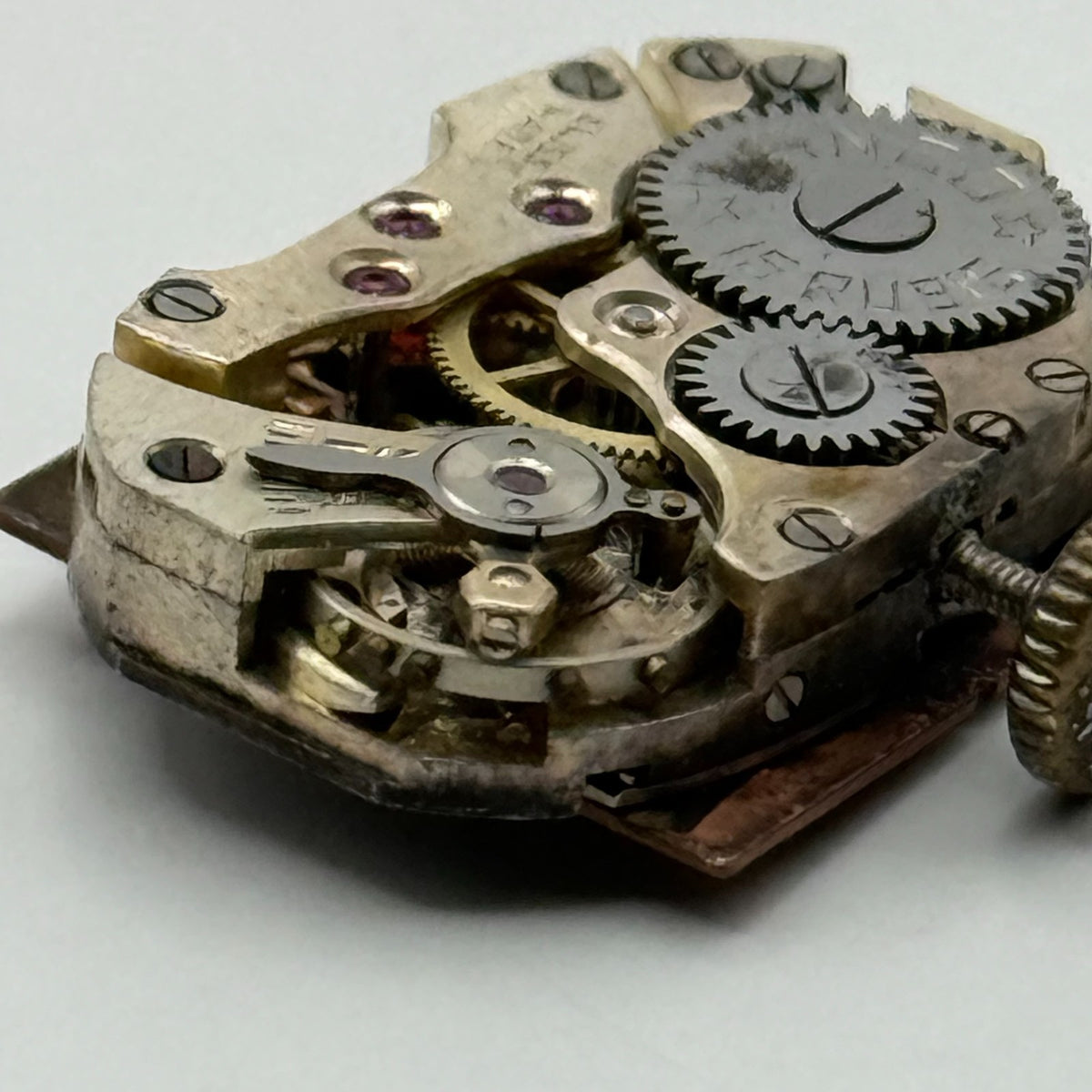 Lanco Langendorf 524 Watch Movement Running Ladies Swiss 15 Rubis Parts 12.7mm