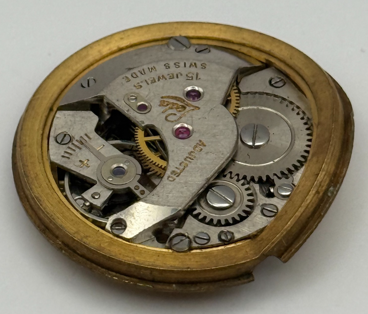 Loda Watch Movement - 15 Jewels Spares - For Parts / Repair - 29mm