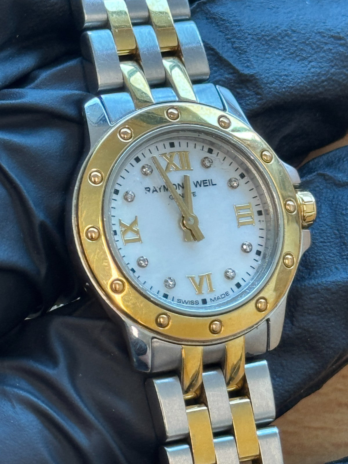 Raymond Weil 5799 Tango Ladies Watch Two Tone Working But Needs Repairs 25mm