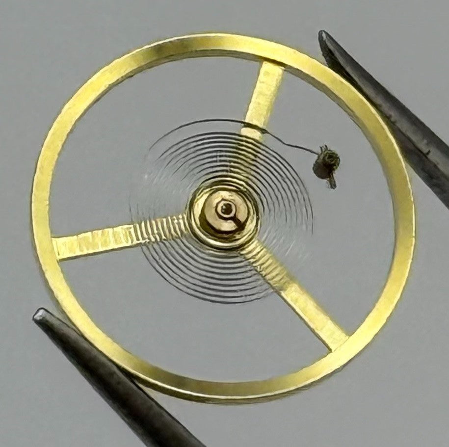 Smith 603 Elite Balance Wheel Complete And Spring 10½’’’ 1535 Watch Parts NOS